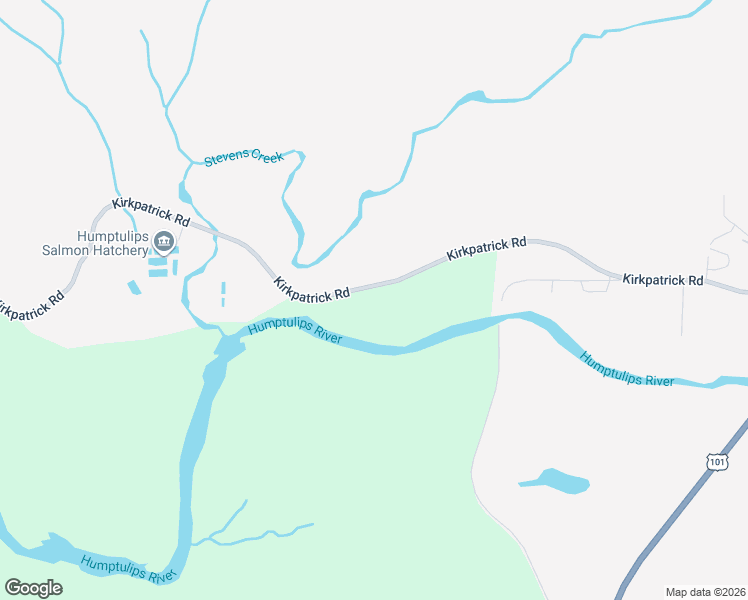 map of restaurants, bars, coffee shops, grocery stores, and more near 1868-1874 Kirkpatrick Rd in Humptulips
