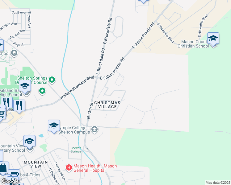map of restaurants, bars, coffee shops, grocery stores, and more near 11 Reindeer Lane in Shelton