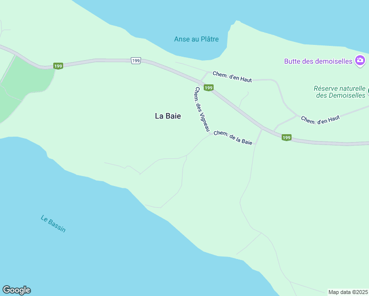 map of restaurants, bars, coffee shops, grocery stores, and more near 130 Chemin de la Baie in Havre-Aubert