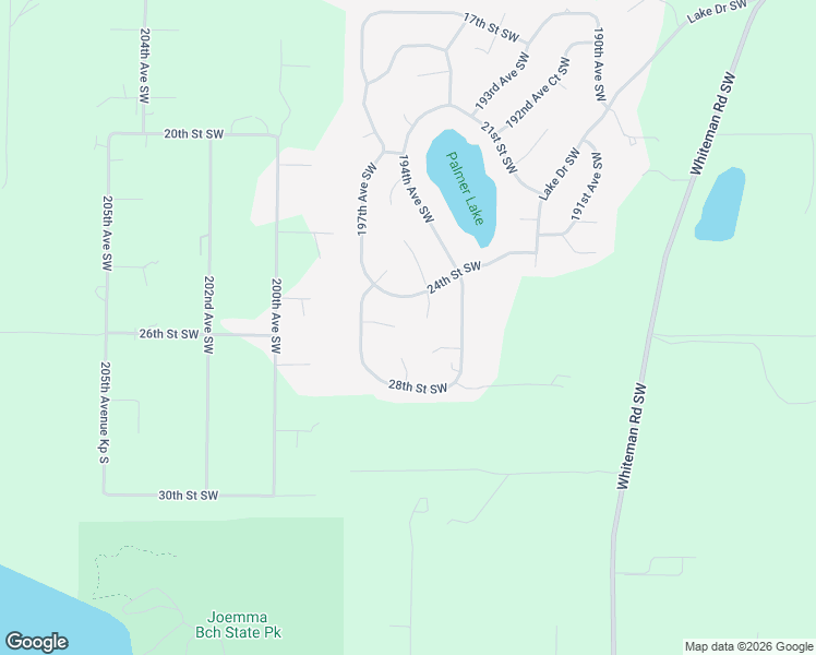 map of restaurants, bars, coffee shops, grocery stores, and more near 19517 25th Street Court Kp South in Lakebay