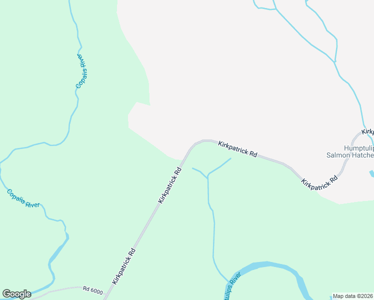 map of restaurants, bars, coffee shops, grocery stores, and more near 1548 Kirkpatrick Road in Hoquiam