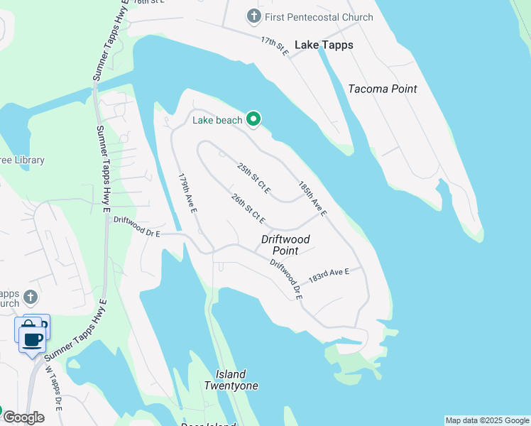 18025 26th Street Court East, Lake Tapps WA Walk Score