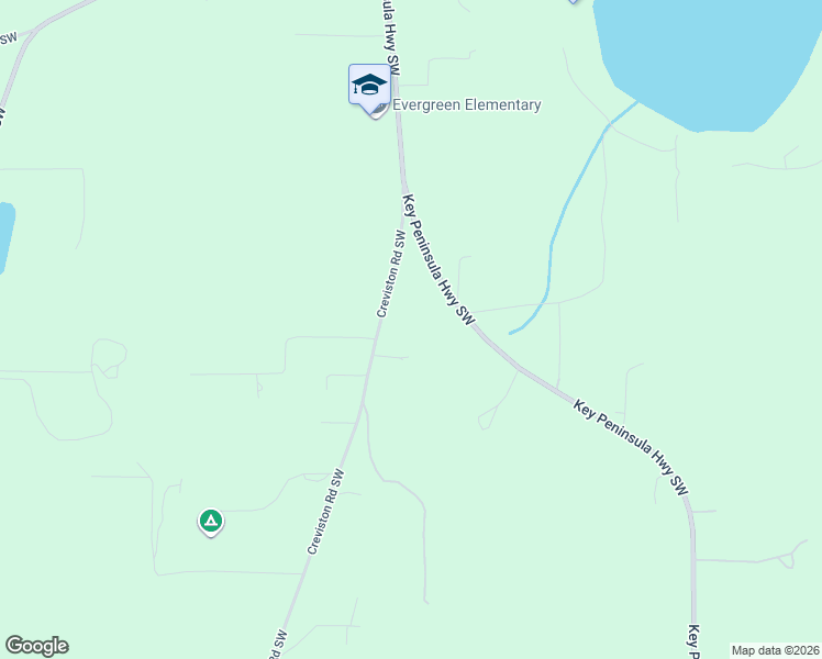 map of restaurants, bars, coffee shops, grocery stores, and more near 2507 Creviston Road Southwest in Lakebay