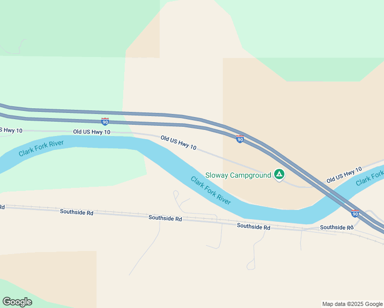 map of restaurants, bars, coffee shops, grocery stores, and more near 3445 Sloway Frontage Road East in Saint Regis
