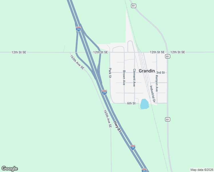 map of restaurants, bars, coffee shops, grocery stores, and more near in Grandin
