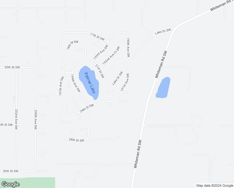 map of restaurants, bars, coffee shops, grocery stores, and more near 19115 23rd Street Southwest in Lakebay