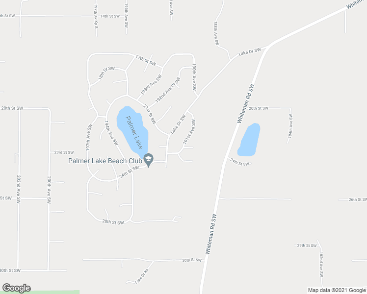 map of restaurants, bars, coffee shops, grocery stores, and more near 19099 22nd Street Court Kp South in Lakebay