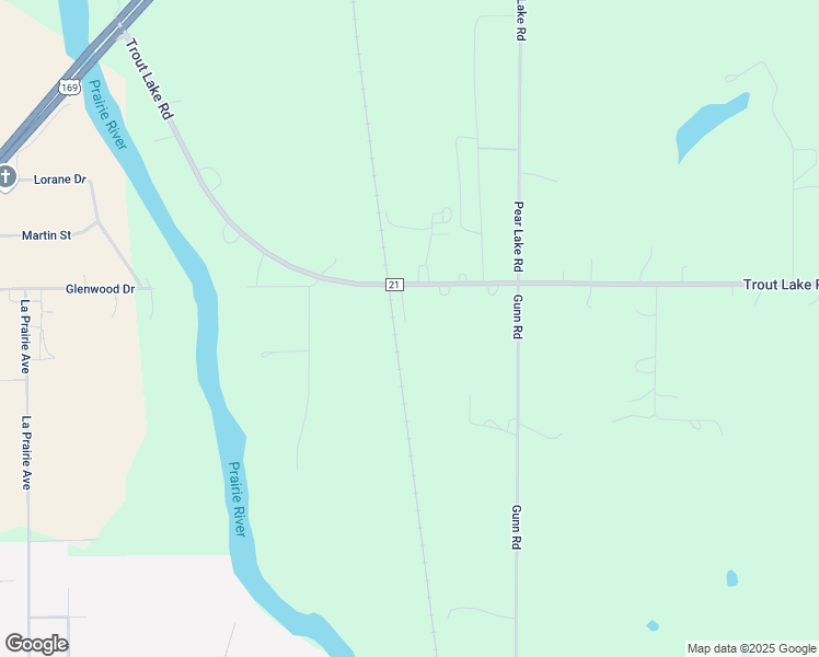 map of restaurants, bars, coffee shops, grocery stores, and more near 602 Trout Lake Road in Grand Rapids