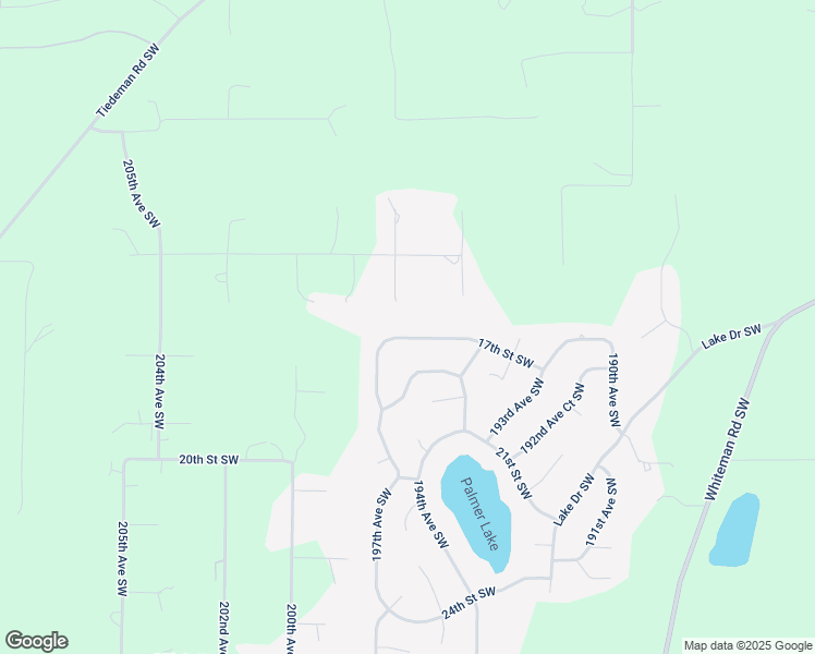 map of restaurants, bars, coffee shops, grocery stores, and more near 19607 17th Street Southwest in Lakebay