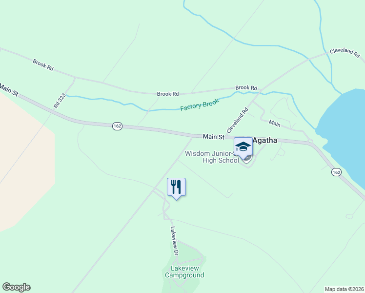 map of restaurants, bars, coffee shops, grocery stores, and more near 4 Flat Mountain Road in Saint Agatha