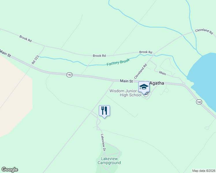 map of restaurants, bars, coffee shops, grocery stores, and more near 4 Flat Mountain Road in Saint Agatha