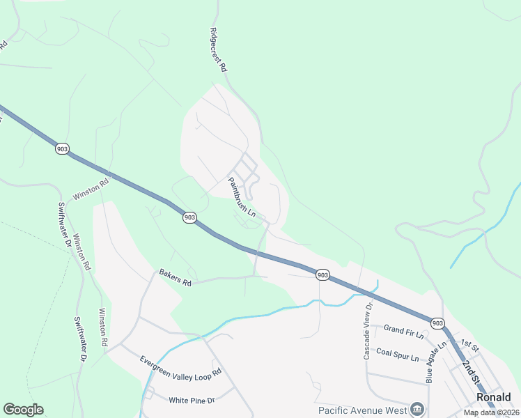 map of restaurants, bars, coffee shops, grocery stores, and more near 20 Rock Rose Drive in Ronald