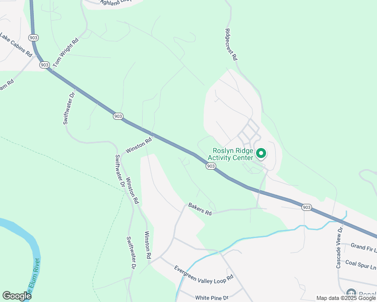 map of restaurants, bars, coffee shops, grocery stores, and more near 391 Bunker Road in Ronald