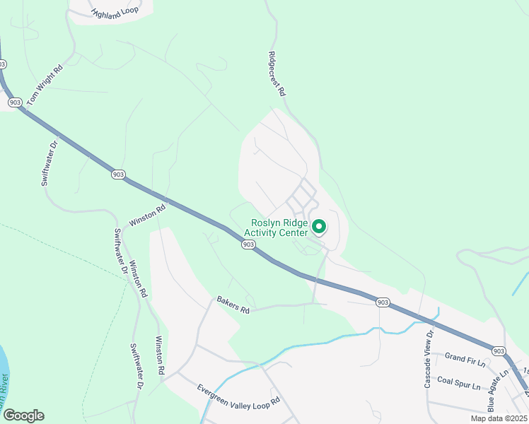 map of restaurants, bars, coffee shops, grocery stores, and more near 21 Paintbrush Lane in Ronald