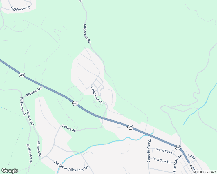 map of restaurants, bars, coffee shops, grocery stores, and more near Ridgecrest Rd in Ronald