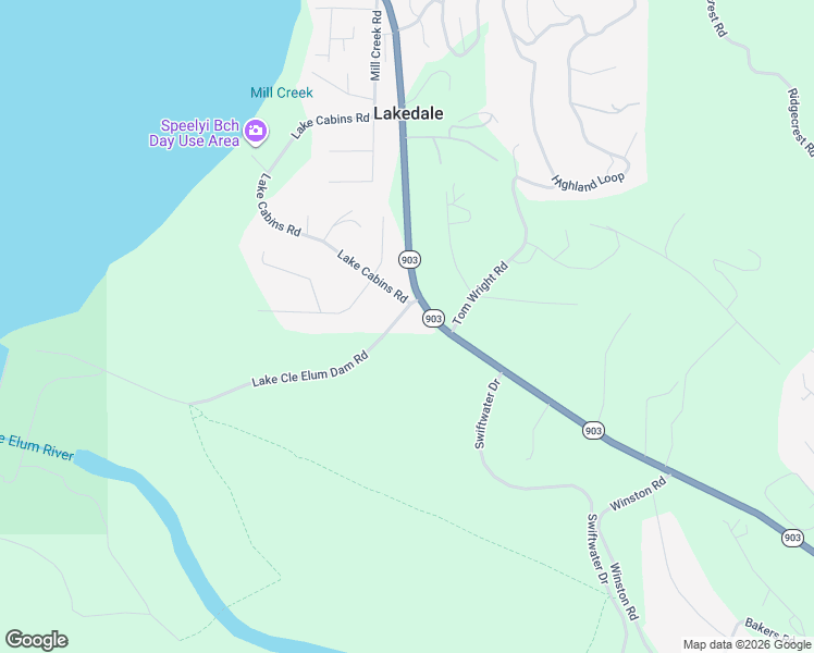 map of restaurants, bars, coffee shops, grocery stores, and more near 40 Lake Cle Elum Dam Road in Ronald