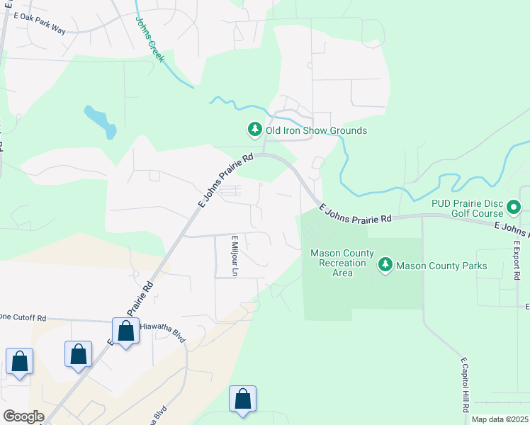 map of restaurants, bars, coffee shops, grocery stores, and more near 170 Aloha Lane in Shelton