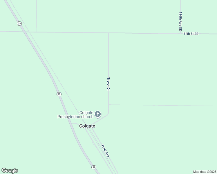 map of restaurants, bars, coffee shops, grocery stores, and more near Trevor Drive in Hope