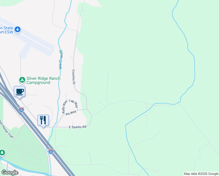 map of restaurants, bars, coffee shops, grocery stores, and more near 4217 East Sparks Road in Easton