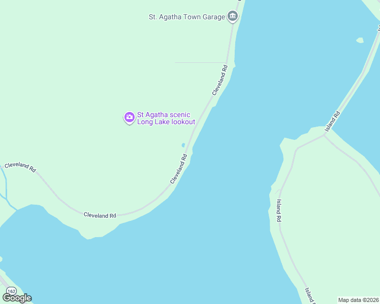 map of restaurants, bars, coffee shops, grocery stores, and more near 204 Cleveland Road in Saint Agatha