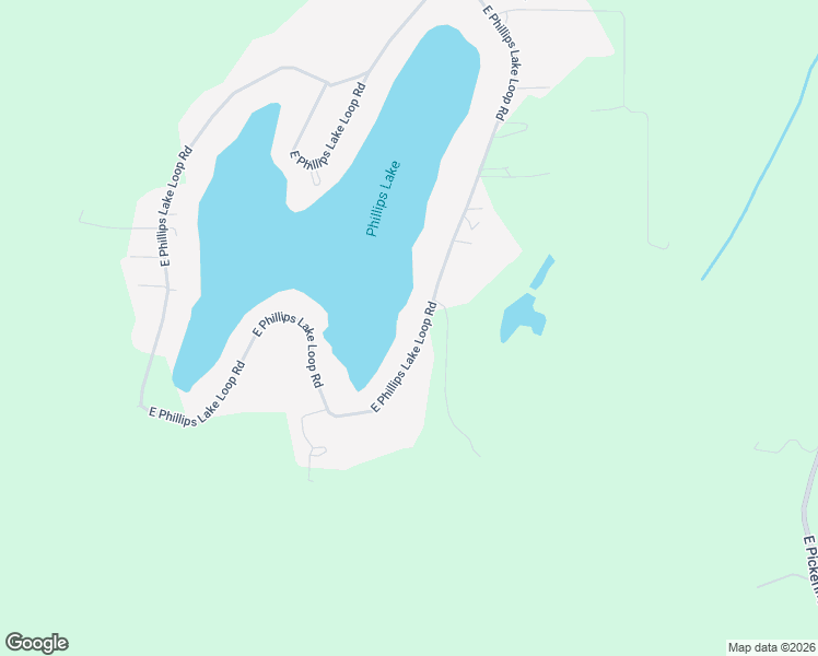 map of restaurants, bars, coffee shops, grocery stores, and more near 761 East Phillips Lake Loop Road in Shelton