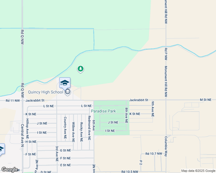 map of restaurants, bars, coffee shops, grocery stores, and more near 713 A Street Northeast in Quincy