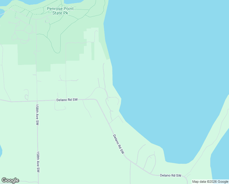 map of restaurants, bars, coffee shops, grocery stores, and more near 715 Stamford Road Southwest in Lakebay