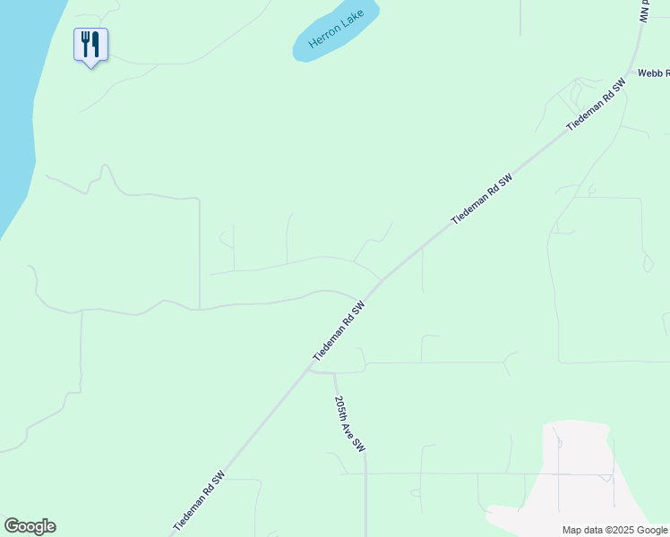 map of restaurants, bars, coffee shops, grocery stores, and more near 20410 7th Street Southwest in Lakebay
