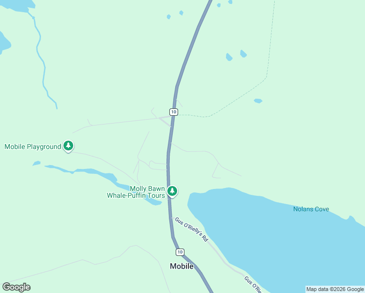 map of restaurants, bars, coffee shops, grocery stores, and more near 221 Newfoundland and Labrador 10 in Trepassey