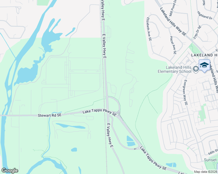 map of restaurants, bars, coffee shops, grocery stores, and more near 6019 Alexander Avenue Southeast in Auburn