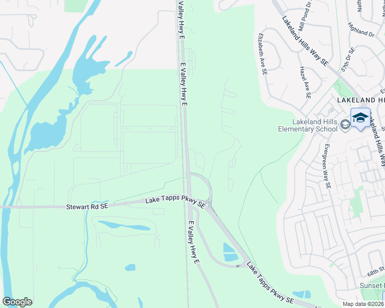 map of restaurants, bars, coffee shops, grocery stores, and more near 6019 Alexander Avenue Southeast in Auburn