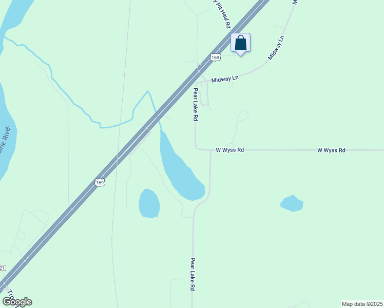 map of restaurants, bars, coffee shops, grocery stores, and more near 2203 Pear Lake Road in Grand Rapids