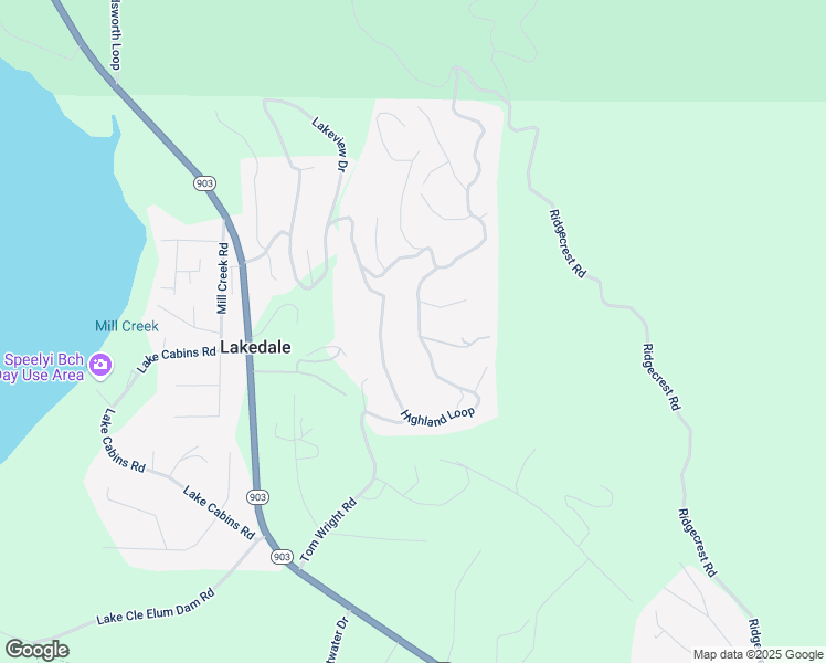 map of restaurants, bars, coffee shops, grocery stores, and more near 1051 Highland Loop in Ronald