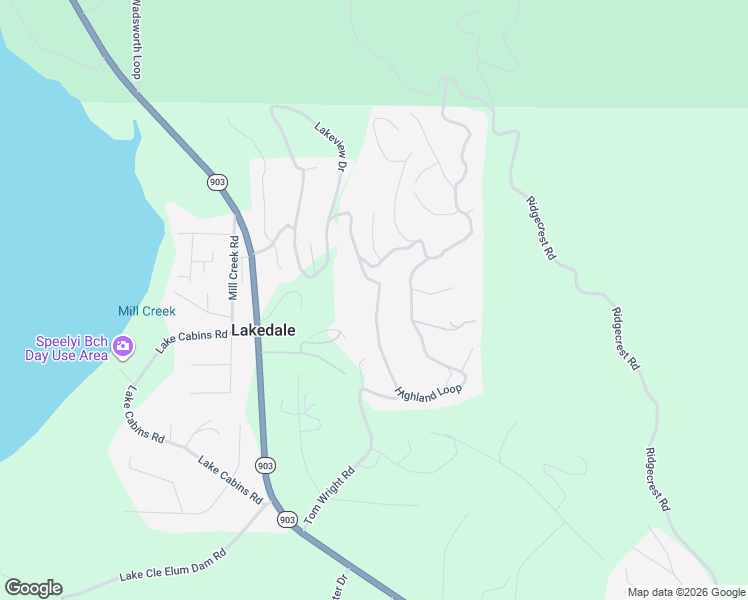 map of restaurants, bars, coffee shops, grocery stores, and more near 241 Highland Loop in Ronald