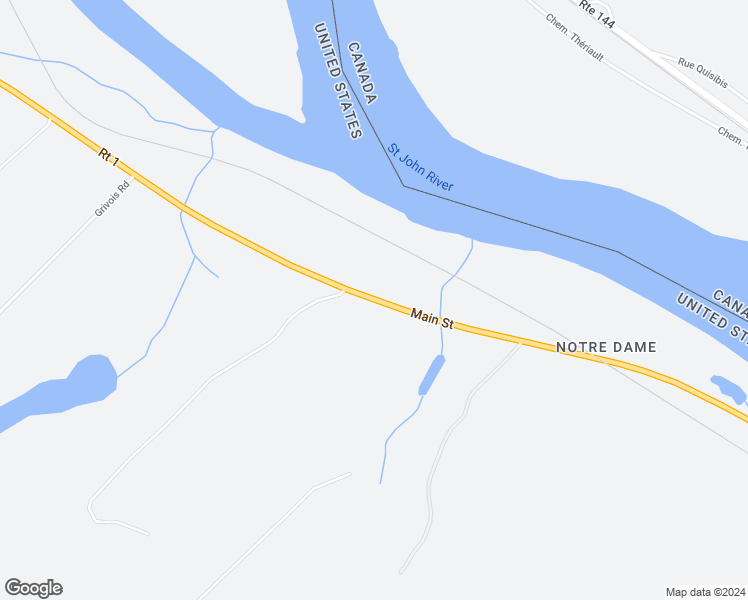 map of restaurants, bars, coffee shops, grocery stores, and more near 1415 Main Street in Grand Isle