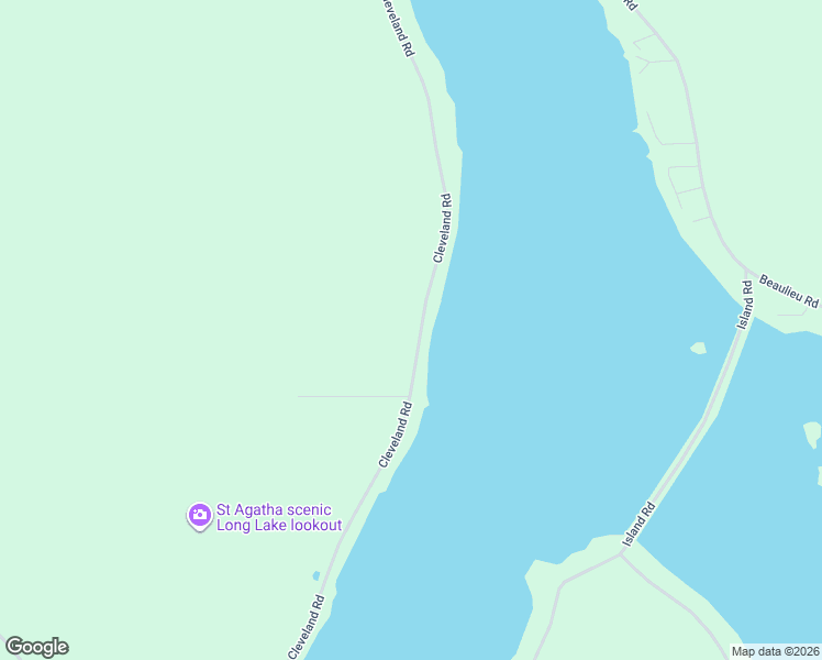 map of restaurants, bars, coffee shops, grocery stores, and more near 289 Cleveland Road in Saint Agatha