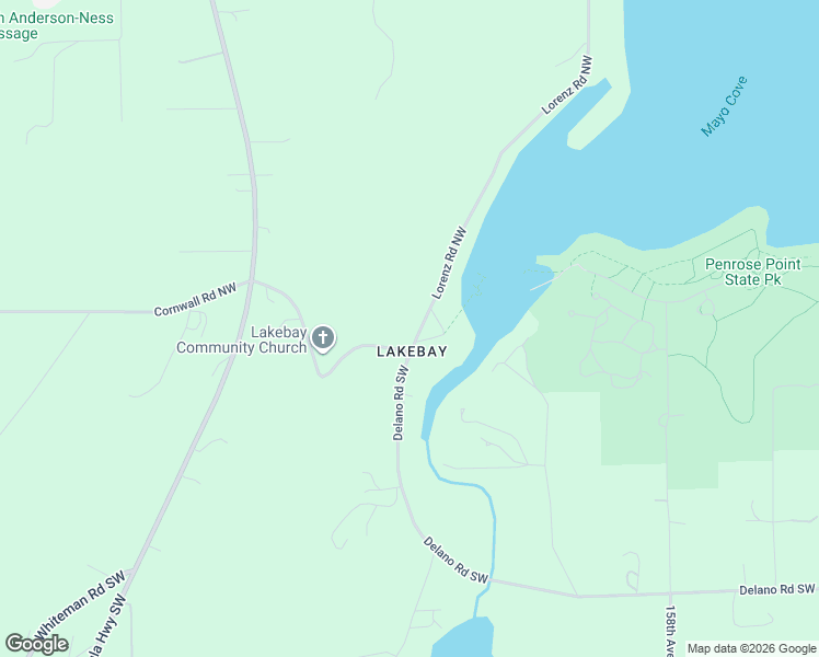 map of restaurants, bars, coffee shops, grocery stores, and more near 14 Lorenz Road Kp North in Lakebay