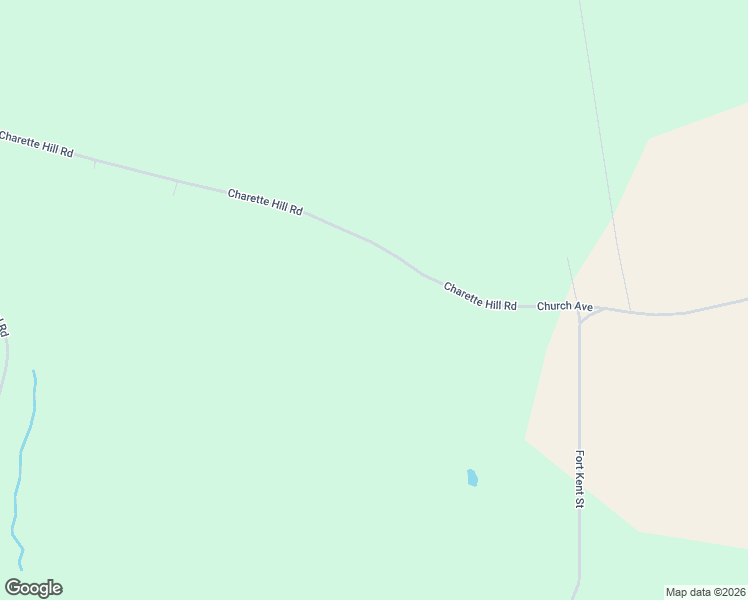 map of restaurants, bars, coffee shops, grocery stores, and more near Charette Hill Road in Fort Kent