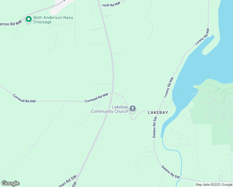 map of restaurants, bars, coffee shops, grocery stores, and more near 5 Cornwall Road Southwest in Lakebay