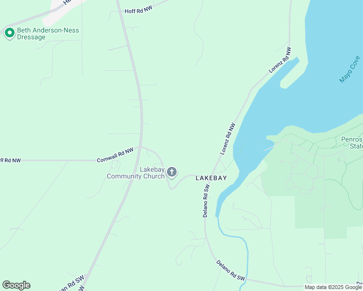map of restaurants, bars, coffee shops, grocery stores, and more near 5 Cornwall Road Southwest in Lakebay