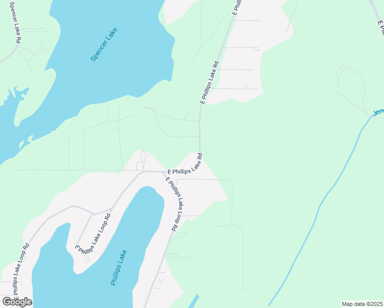 map of restaurants, bars, coffee shops, grocery stores, and more near 904 East Phillips Lake Road in Shelton