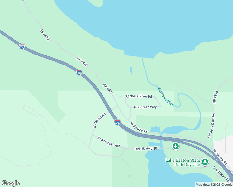 map of restaurants, bars, coffee shops, grocery stores, and more near 231 Kachess River Road in Easton