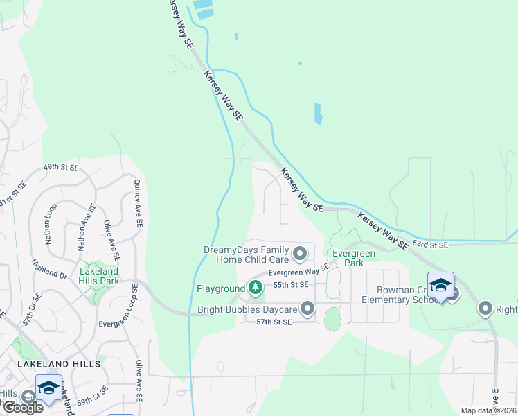 map of restaurants, bars, coffee shops, grocery stores, and more near 5179 Victoria Avenue Southeast in Auburn