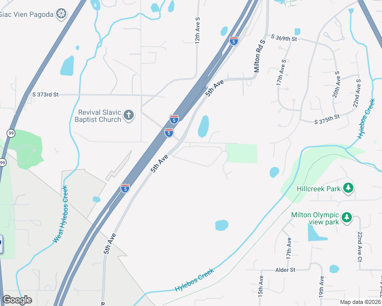 map of restaurants, bars, coffee shops, grocery stores, and more near 1111 South 376th Street in Milton