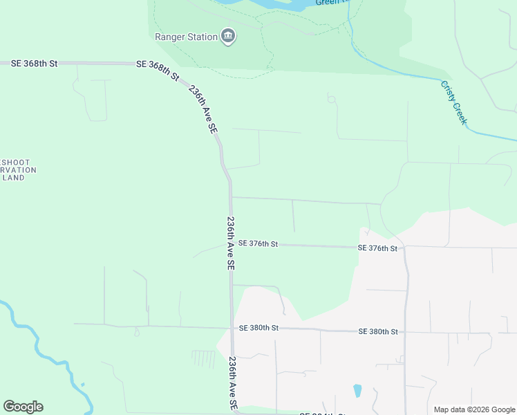 map of restaurants, bars, coffee shops, grocery stores, and more near 23615 Southeast 374th Street in Enumclaw