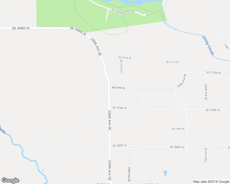 map of restaurants, bars, coffee shops, grocery stores, and more near 23615 Southeast 374th Street in Enumclaw