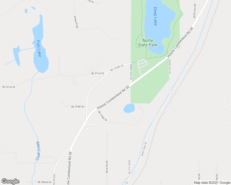 map of restaurants, bars, coffee shops, grocery stores, and more near 37241 Veazie Cumberland Road Southeast in Enumclaw