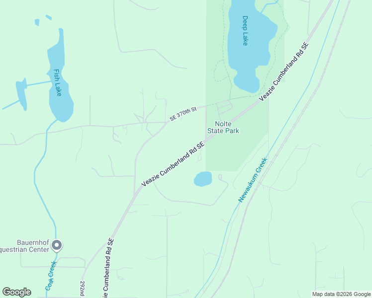 map of restaurants, bars, coffee shops, grocery stores, and more near 37241 Veazie Cumberland Road Southeast in Enumclaw