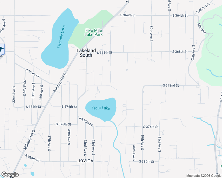 map of restaurants, bars, coffee shops, grocery stores, and more near 4501 South 372nd Place in Auburn