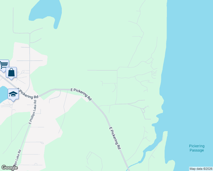 map of restaurants, bars, coffee shops, grocery stores, and more near 61 East Angel Way in Shelton